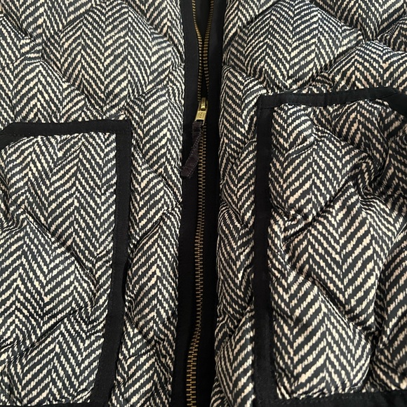 J. Crew Factory Quilted Printed Puffer Vest 02533 - Picture 6 of 7